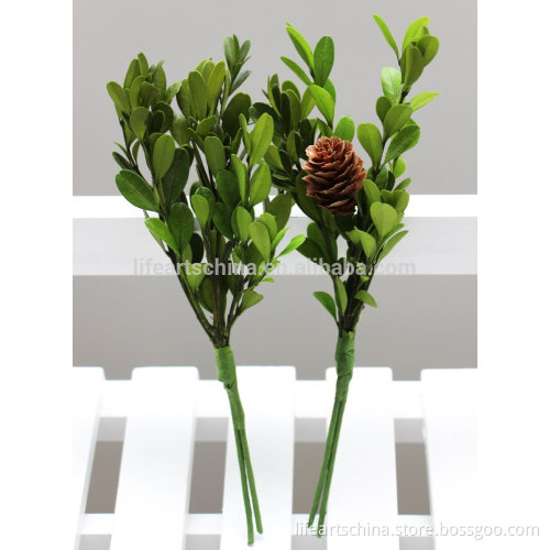 preserved boxwood branches, artificial tree branches, christmas decor